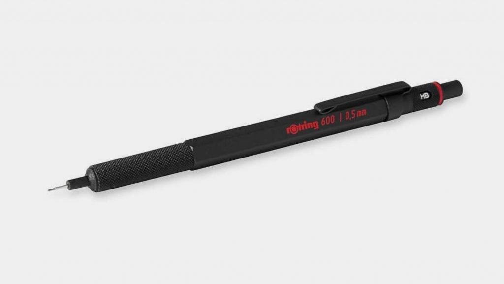 rOtring 600 Black Barrel Mechanical Pencil 0.50.7 mm
